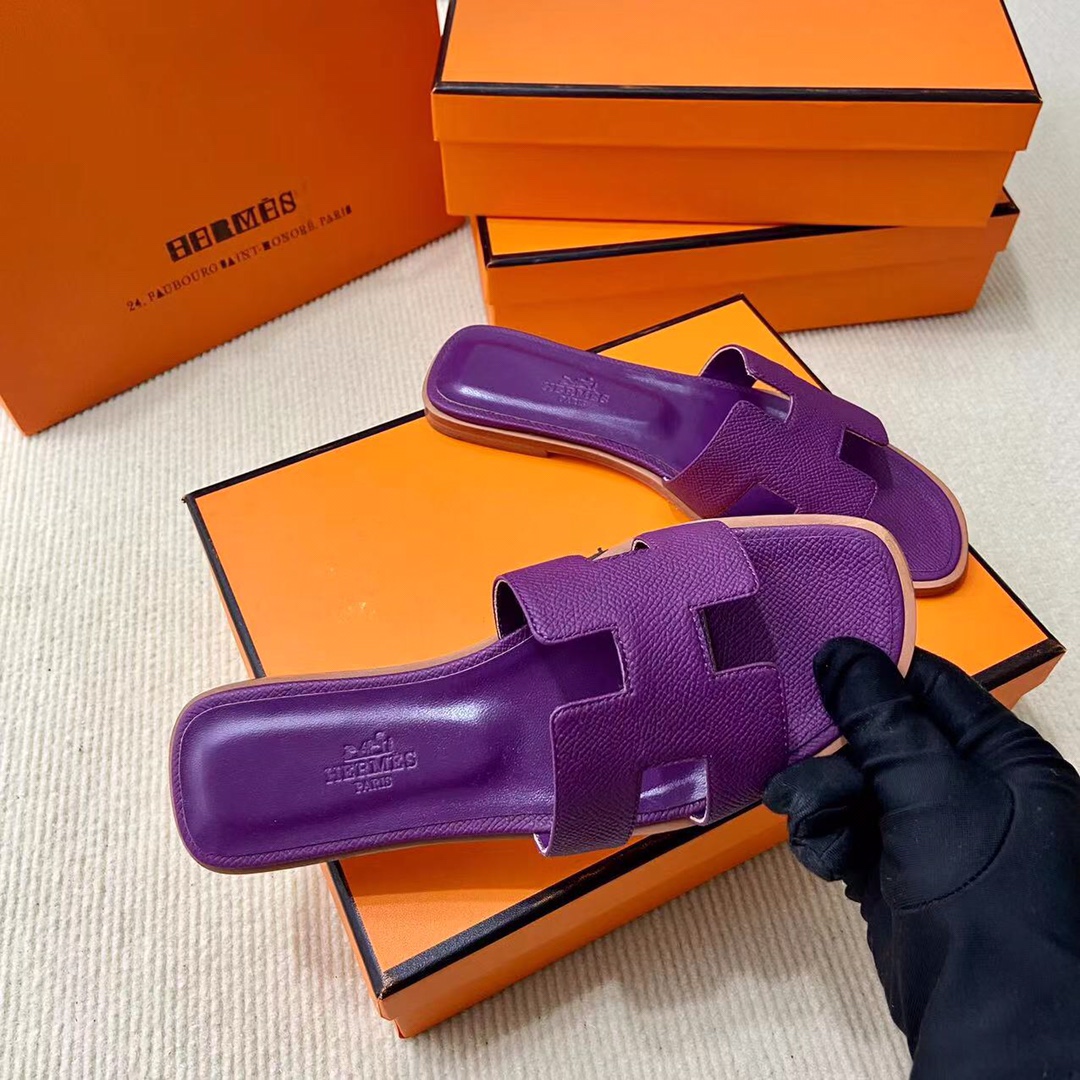 에르메스 올수공 오란 슬리퍼 샌들 앱송 98